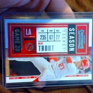 2020 panini contenders Mike trout insert
